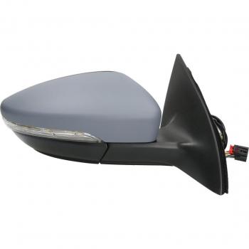 Retrovisor Alkar 6142183 - Espejo retrovisor de repuesto, diseñado para vehículos específicos, con carcasa negra, ajuste manual, cristal convexo para ampliar el campo de visión y fácil instalación
