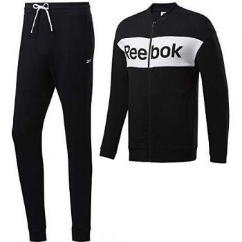 Reebok Te Linear Logo Ft TS Conjunto Deportivo, Hombre, Negro, XS