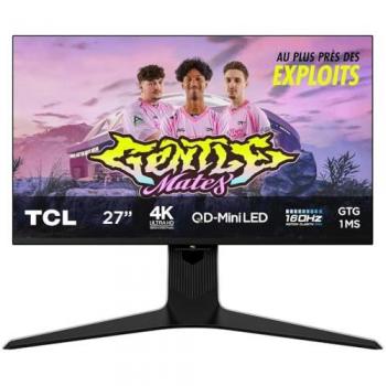 Monitor Gaming TCL 27R83U 27 QD-Mini LED 4K UHD 160Hz con FreeSync y HDR1400