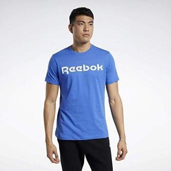 Reebok GS Linear Read tee Camiseta, Hombre, blubla, 2XL