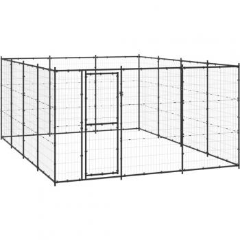 Jaula para perros de acero al aire libre 14,52 m²