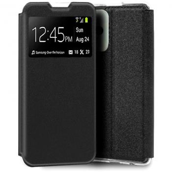 Funda Flip Cover Liso Negra para Realme C35/Narzo 50A Prime