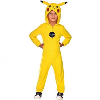 Disfraz infantil Pikachu Pokémon para niños de 8 a 10 años - ¡Atrapa la diversión con este traje amarillo!