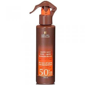 ARUAL Protector Solar Spf 50 en Spray, Marrón, Coc, 200 Mililitros