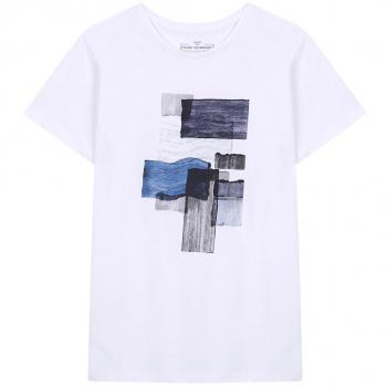 Gocco W74TCCCA808WA, Camiseta para Niños, Blanco, 164