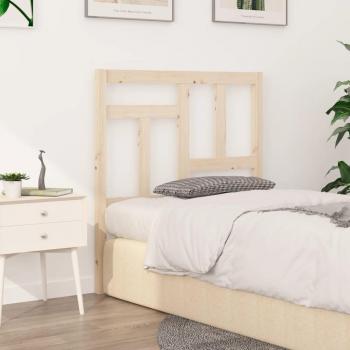 Cabecero de cama 80,5x4x100 cm madera maciza de pino