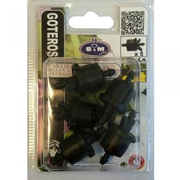 S&M Gotero Interlinea Microtubo, Negro, 3x8.50x12 cm, 543630