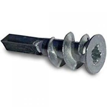Sysfix 2191000 Taco fijación autotaladro HZK, para paredes tipo carton/yeso, 6 x 37 mm, Set de 100 Piezas