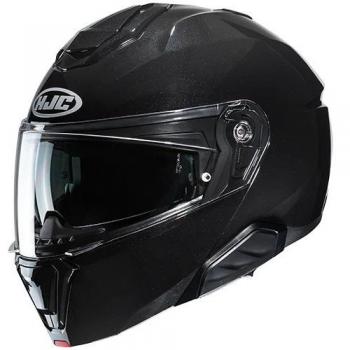 HJC I91 Sólido Casco Modular Versátil y Seguro - Calota Ligera - Negro (XS 54 55)