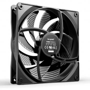 Be Quiet! Pure Wings 3 140mm PWM High-Speed Ventilador para Carcasa de Ordenador, Color Negro, 1 Pieza (BL109)