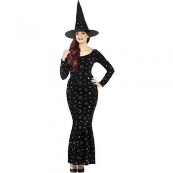 Smiffy 's 45120l Deluxe negro Magic Ouija disfraz de bruja