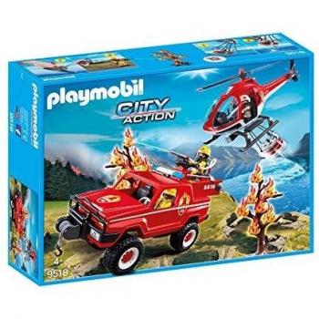 Playmobil 43729241 - Juego de Figuras de Bomberos, Multicolor