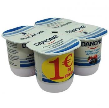 Yogur Danone Frutos del Bosque 4x120g
