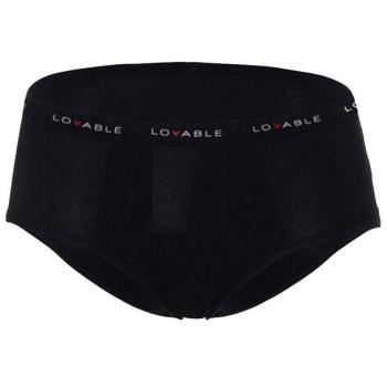 LOVABLE CULOTTE FLUJO ABUNDANTE NEGRO T-M 1UD