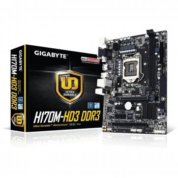 Gigabyte GA-H170M-HD3 Intel H170 LGA1151 ATX - Placa base