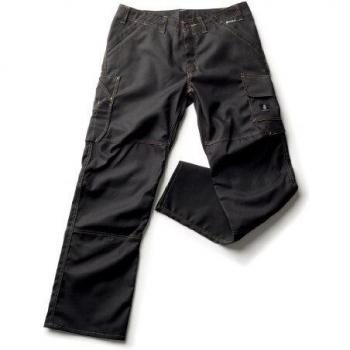 Pantalones de Trabajo Mascot Faro Negro con Bolsillos Amplios - Talla C50 (L32W34.5)