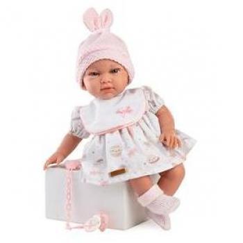 Muñeca Guca Vega con vestido rosa