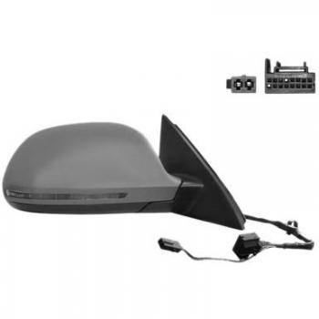 Espejo retrovisor VAN WEZEL 0370816 con diseño específico para vehículos, incluye carcasa de plástico resistente, cristal convexo para mayor visibilidad, ajuste manual y fácil instalación