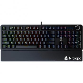 Nitropc Teclado mecánico gaming NK100 RGB Switch Blue