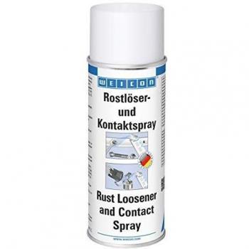 Spray Desoxidante y de Contacto WEICON 400 ml - Aceite de Cuidado con 6 Acciones, Soluciona Piezas Oxidadas y Dificultosas