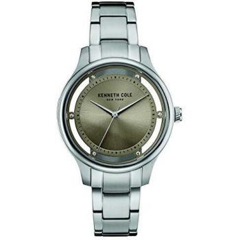 Kenneth Cole Reloj Analógico para Mujeres de Cuarzo con Correa en Acero Inoxidable 10030795