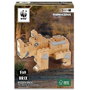 FabBrix - WWF Wooden Bricks Rhino