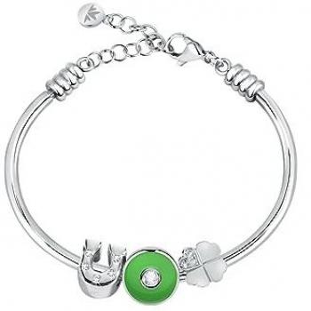 Pulsera Mujer Morellato Drops de Acero con Cristales y Esmalte - SCZ1217