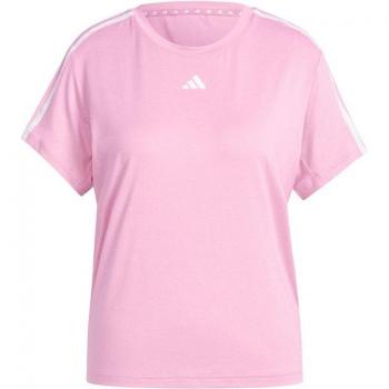Camiseta de fitness adidas Essentials 3-Stripes Mujer - Rosa