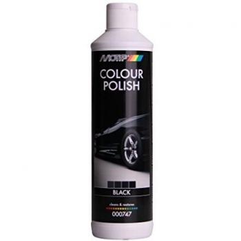 Motip Pintura para pulir, cuidado del coche, 500 ml, color negro