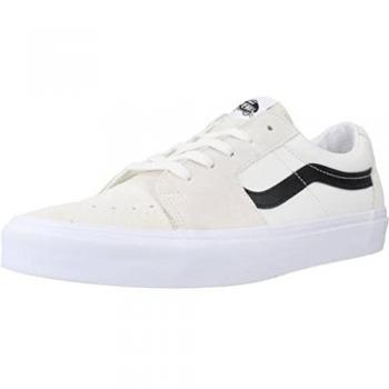 Zapatillas Vans Sk8-Low para hombre, color blanco, modelo UA SK8-LOW WHTBLCK, talla 44 EU