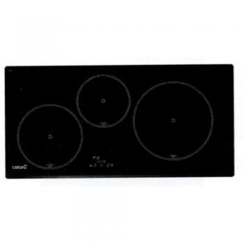 Cata IB 853 BK/A Vitrocerámica de Inducción con 3 Zonas de Cocción, Ancho 80 cm, Color Negro
