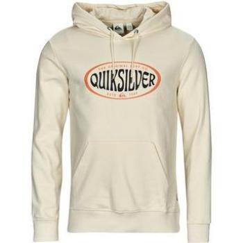 Quiksilver Sudadera Hombre Con Capucha Modelo Incircles Blanco Crema Amarillo Negro - XL