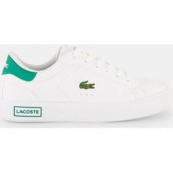 Zapatillas Lacoste Powercourt Unisex Blancas Talla 36 de Plástico