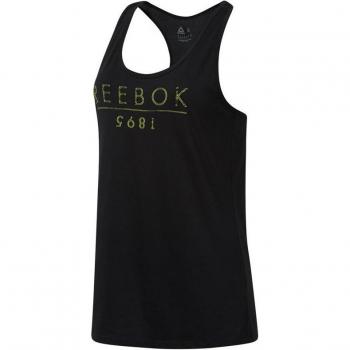 Camiseta para Mujer sin Mangas Reebok 1895 Race Negro