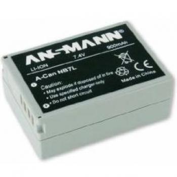 Ansmann 5044523 - A-Can NB7L Li-Ion, batería 7,4V/900mAh para cámara digital de fotos Canon