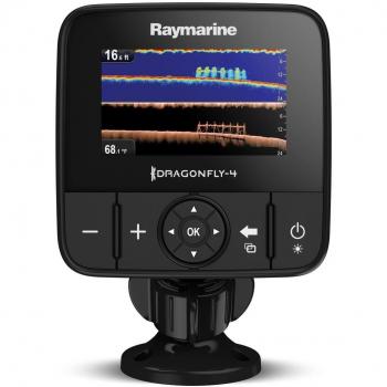 Raymarine DragonFly 4DVS - Sonda, pantalla 4.3, CHIRP doble canal y DownVision, incluye transductor CPT-DVS