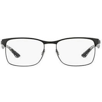 Ray-Ban RX8416 2503 Unisex Square Black Eyeglasses with Blue Light Block, Size 53