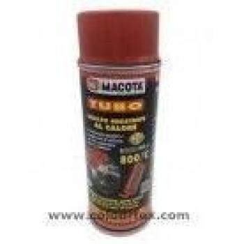 Macota - Esmalte en spray color rojo resistente a las altas temperaturas, para frenos, tubos de escape, pinzas, 400 ml.