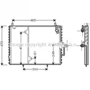 Condensador de Aire Acondicionado AVA Cooling MS5160 de Alta Calidad