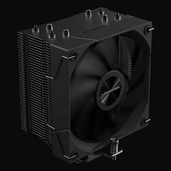 Refrigerador de CPU LC-Power LC-CC-120-B4 AERA, 12 cm, compatible con AM4 y otros sockets, color negro