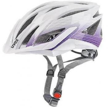 Uvex Ultrasonic - Casco de ciclismo white-purple Talla:58-62cm