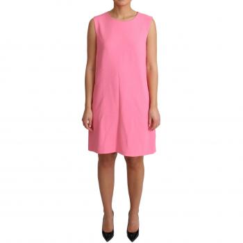 Dolce & Gabbana Pink Shift Sleeveless Knee Length Dress - IT44|L, Size: M