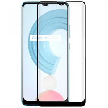 Protector de Pantalla Cristal Templado Full 3D Negro para Realme C21/C11 2021