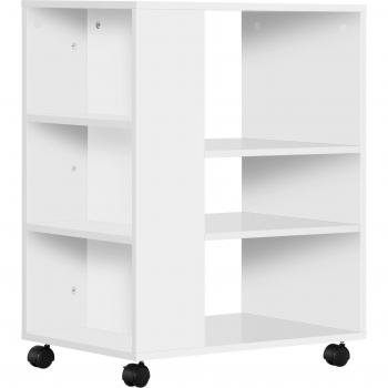 Vinsetto Armario para Impresora Mueble Auxiliar de Oficina con Ruedas