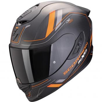Casco Scorpion EXO 1400 EVO 2 Carbon Air Mirage Matt Black-Orange