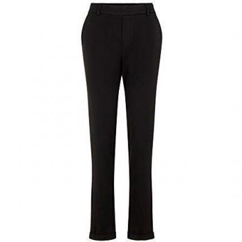Vero Moda Women's Loose Solid Trousers - Light Grey Melange