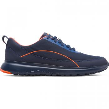 CAMPER Canica - Men's Sneakers - Blue, Size 10.5, Cotton Fabric/Smooth Leather