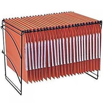 Cesta para Dossiers Suspendidos Homeclass Esselte - Capacidad 25 Dossiers, Metal Laqueado Negro, Entrega Vacía