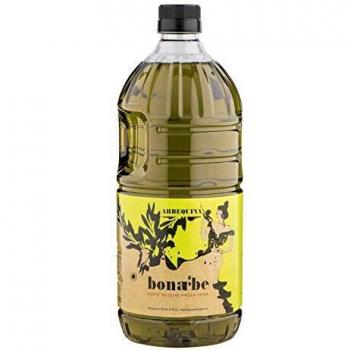 Aceite Bonarbe, caja de 8 botellas de 2 litros de aceite de oliva virgen extra , variedad arbequina.