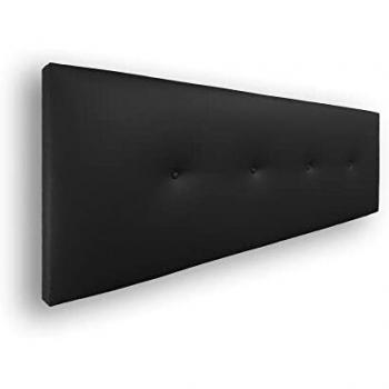 Silcar Home - Cabecero de Cama Tapizado en Polipiel con Hilera de Botones, Modelo Silvi
